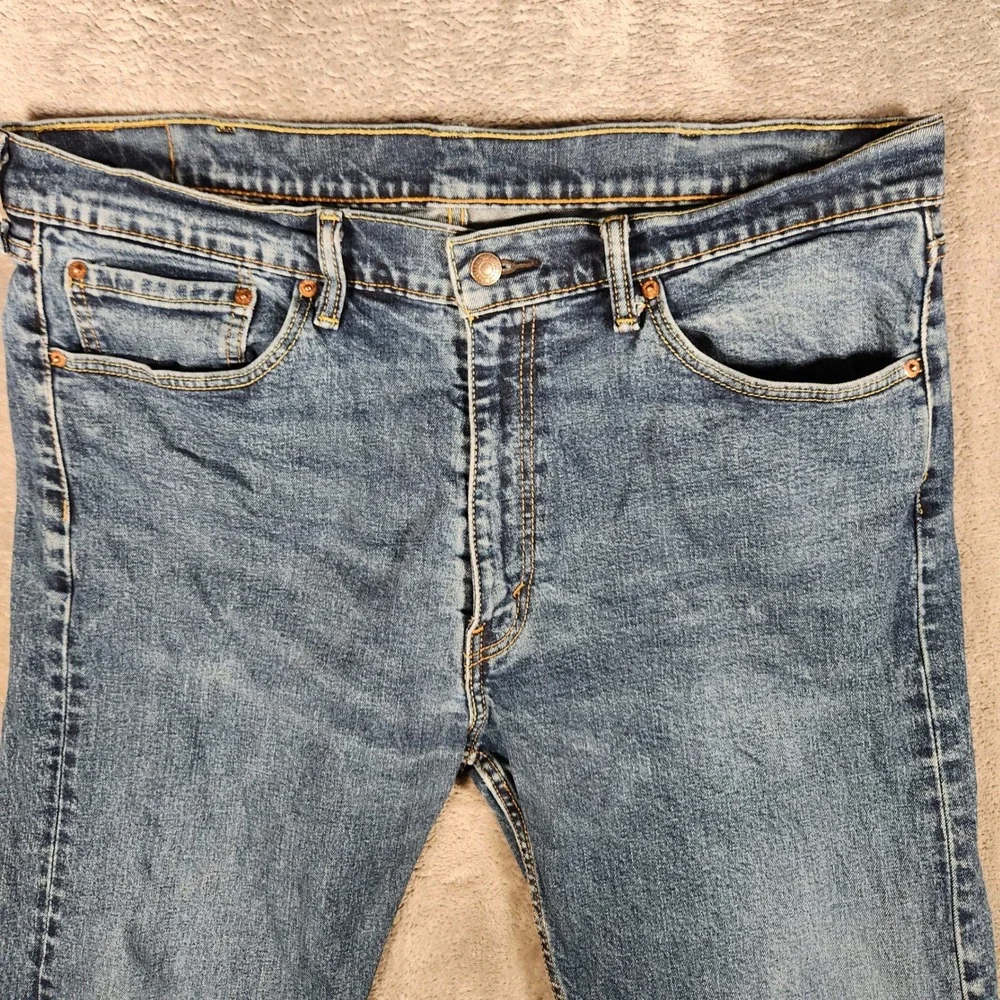 Levi's 505 Regular Fit Jeans Mens 38x30 Blue Excellent Straight Leg‎ Denim